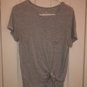 striped short sleeve